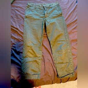 Actual color is olive green, 100% cotton